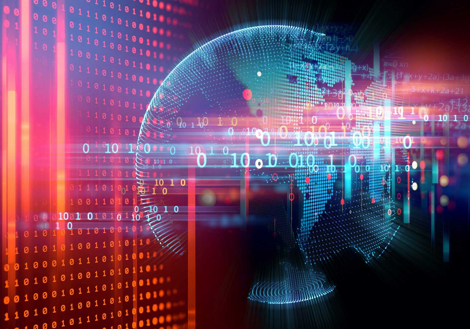 Image of a futuristic looking computer environment